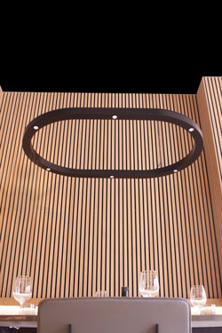 Espace suspension minimaliste ovale 100cm