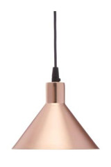 Factory S18 suspension industrielle conique cuivre  - Suspension by Luz Difusion
