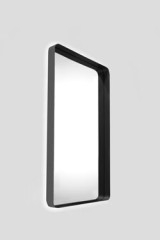 Miroir lumineux noir Spiegel - Salle de bains by Luz Difusion