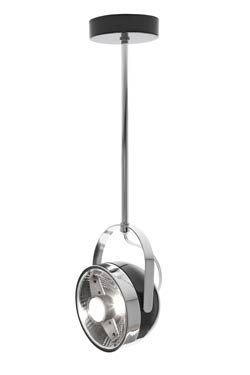 Boogie C60 pendant lamp black retro style - Pendants by Luz Difusion