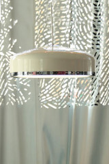 Cooper S white pendant lamp in lacquered aluminium  - Pendants by Luz Difusion
