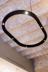 Espace minimalist oval pendant lamp 100cm - Pendants by Luz Difusion