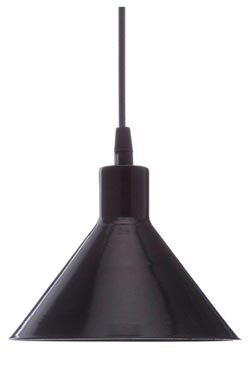 Factory S18 industrial pendant lamp black  - Pendants by Luz Difusion