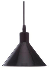 Factory S18 industrial pendant lamp black  - Pendants by Luz Difusion