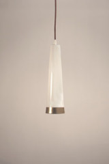 Loki white and gold pendant lamp - Pendants by Luz Difusion