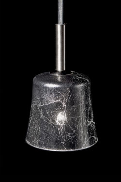 Mauro S1 pendant lamp small model in decorated glass - Pendants by Luz Difusion