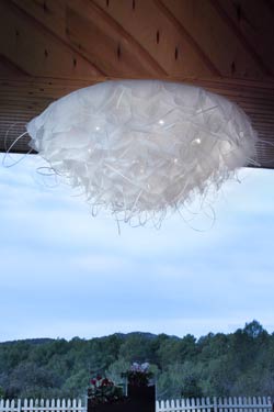 Plafonnier blanc grand modèle Struk C150