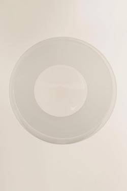 Spot cuivre satiné et verre blanc Boogie