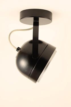 Boogie One spot black retro style - Spotlights by Luz Difusion