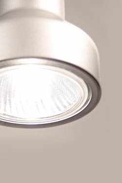 Suspension blanche en acier et aluminium Mute S1