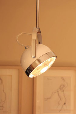 Suspension blanche style rétro Boogie C60 - Suspension by Luz Difusion