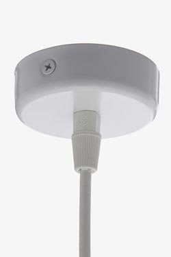 Suspension industrielle blanche Factory S18