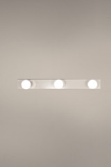 2160's 3-light wall lamp in white lacquered steel - Wall lights by Luz Difusion