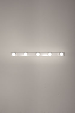 2160's 5-light wall lamp in white lacquered steel  - Wall lights by Luz Difusion