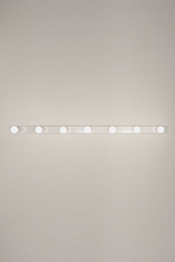2160's white wall lamp 7 lights in lacquered steel - Wall lights by Luz Difusion