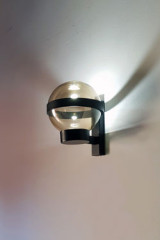 Barcino wall lamp with smoked glass ball - Wall lights by Luz Difusion