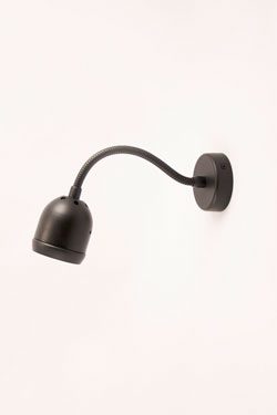 Boogie mini adjustable  black bedside wall lamp