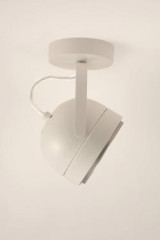 Boogie One black  spotlight or ceiling light - Wall lights by Luz Difusion