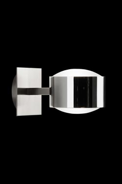 City W1 single wall light satin nickel and chrome - Wall lights by Luz Difusion