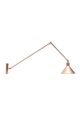 Factory 2 copper wall light, 2 articulated arms  - Wall lights by Luz Difusion