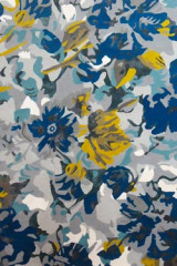 Bloom tapis aux motifs floraux en camaïeu bleu 170X240 - Tapis contemporain by MA Salgueiro