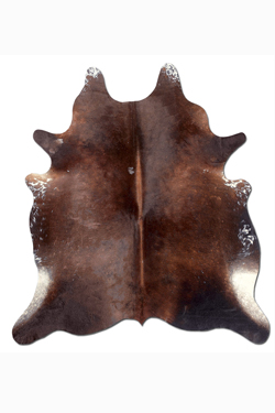 Peau de vache entière marron petit modèle  - Tapis en peau by MA Salgueiro