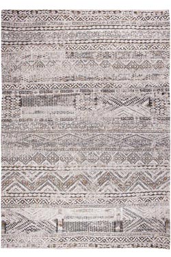 Tapis de style ethnique à dominante beige collection Paki chenille 140X200 - Tapis contemporain by MA Salgueiro