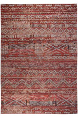 Tapis de style ethnique à dominante rouge collection Paki chenille 140X200 - Tapis contemporain by MA Salgueiro