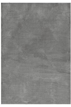 Tapis douillet uni gris foncé collection Boheme 60X115 - Tapis contemporain by MA Salgueiro