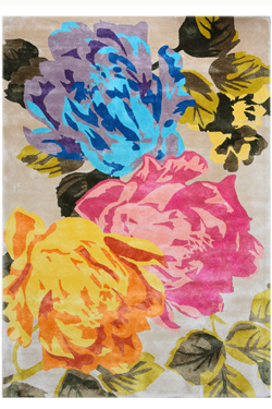 Tapis Flowers multicolore 170X240 - Tapis contemporain by MA Salgueiro