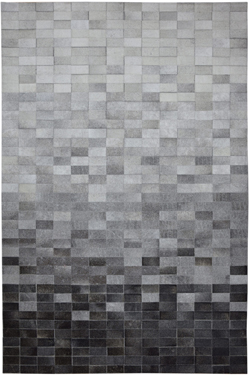 Tapis gris en véritable peau de vache 140X200 - Tapis en peau by MA Salgueiro