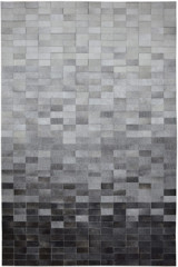 Tapis gris en véritable peau de vache 140X200 - Tapis en peau by MA Salgueiro