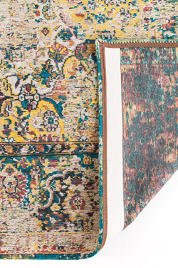 Tapis Heritage chenille turquoise 170X240