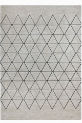 Tapis losanges beige et noir Vegas 120X170cm - Tapis contemporain by MA Salgueiro