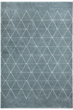Tapis losanges bleu gris Vegas 120X170cm - Tapis contemporain by MA Salgueiro