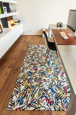 Tapis multicolore Grafit chenille 100X140