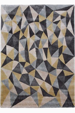 Tapis noir et beige Diamond 170X240cm - Tapis contemporain by MA Salgueiro