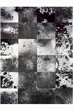 Tapis Patchwork en peau de vache grand carré 140X200 - Tapis en peau by MA Salgueiro