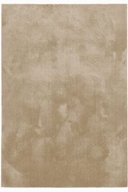 Tapis uni à reflets soyeux beige Touch 60X115cm - Tapis contemporain by MA Salgueiro
