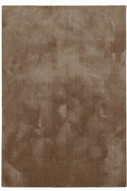 Tapis uni à reflets soyeux marron glacé Touch 60X115cm - Tapis contemporain by MA Salgueiro