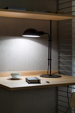 Funiculi black metal design desk lamp - Desk lamps by Marset