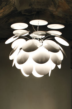 Discoco giant white pendant 132cm - Pendants by Marset