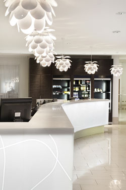 Discoco white pendant lamp 53cm