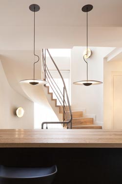 Ginger 42cm wenge wood pendant lamp - Pendants by Marset