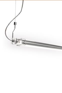 Neon de Luz polycarbonate LED pendant light 64cm - Pendants by Marset