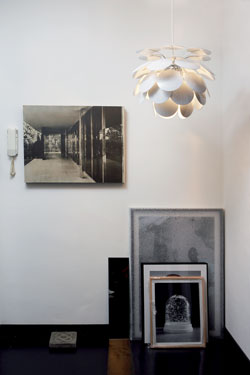 Suspension blanche Discoco 53cm