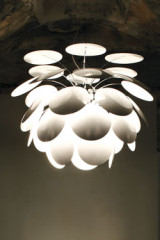 Suspension géante blanche Discoco 132cm - Suspension by Marset