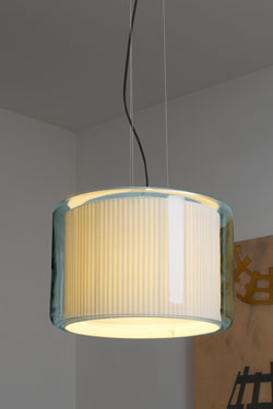 Suspension ruban beige Mercer 40cm - Suspension by Marset