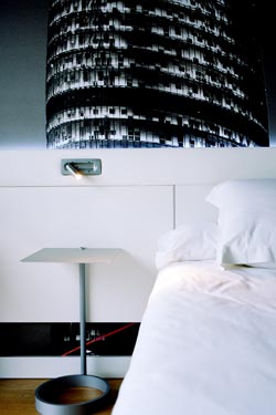 Led Tube - Led silver wall light