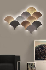 Applique Art Déco composition 10 lumières Palm  - Applique by Masiero